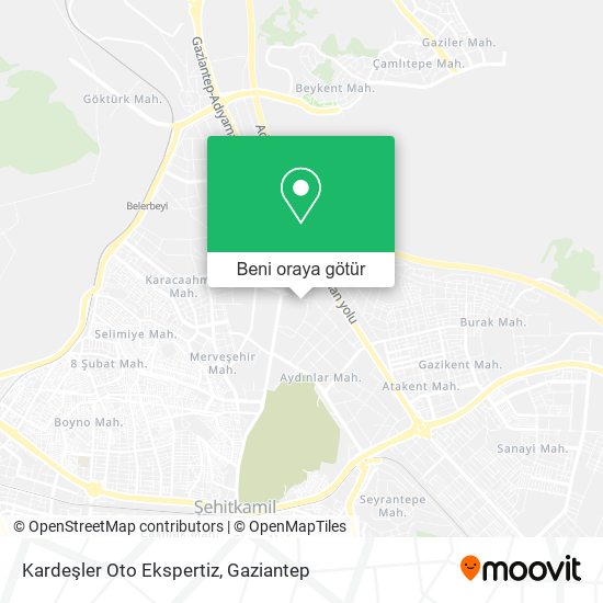 Kardeşler Oto Ekspertiz harita