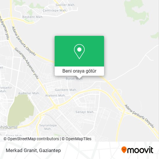 Merkad Granit harita