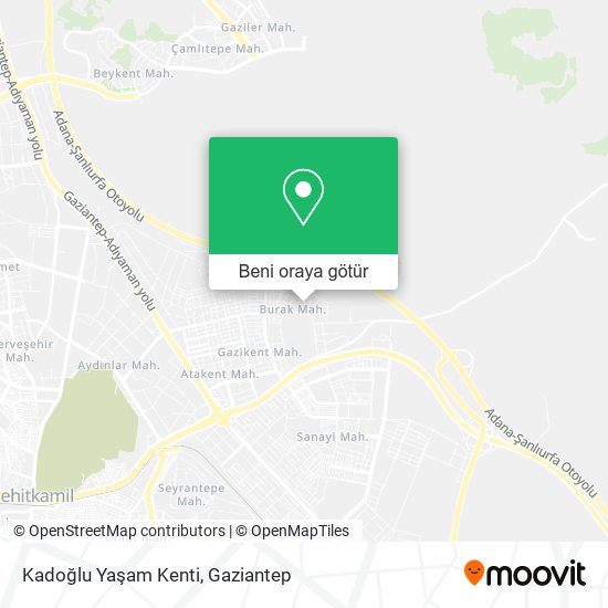 Kadoğlu Yaşam Kenti harita