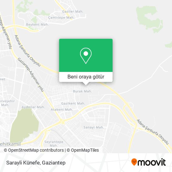 Sarayli Künefe harita