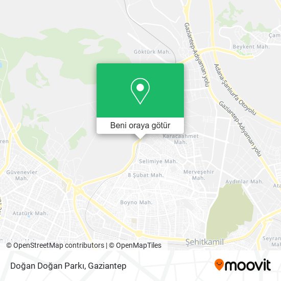 Doğan Doğan Parkı harita