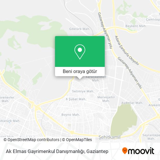 Ak Elmas Gayrimenkul Danışmanlığı harita
