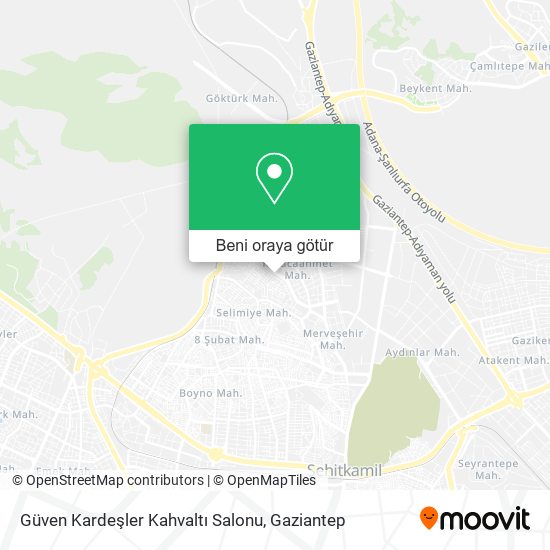 Güven Kardeşler Kahvaltı Salonu harita