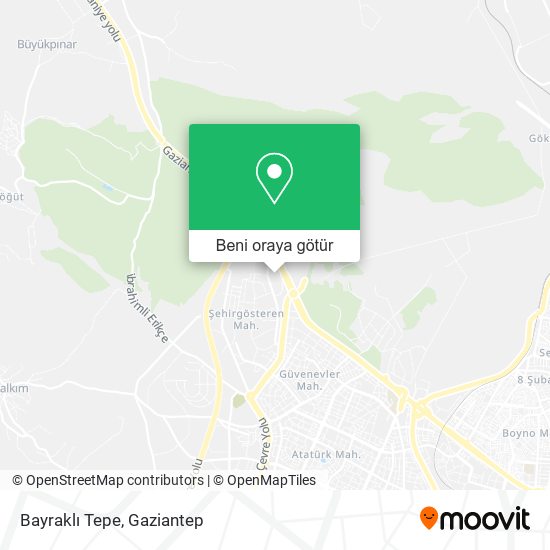 Bayraklı Tepe harita