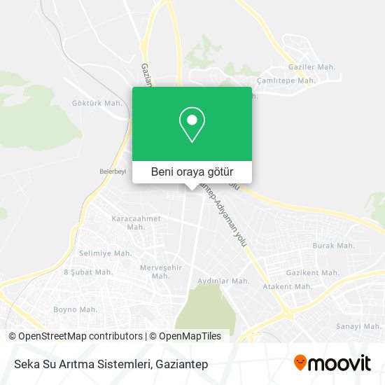 Seka Su Arıtma Sistemleri harita