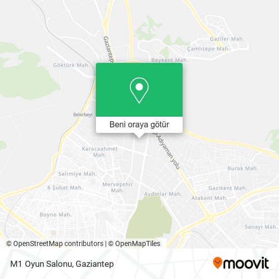 M1 Oyun Salonu harita