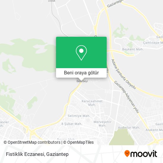 Fistiklik Eczanesi harita