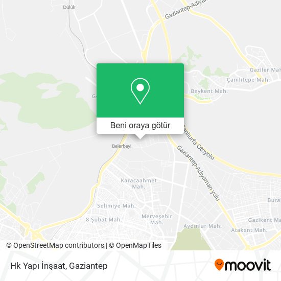 Hk Yapı İnşaat harita