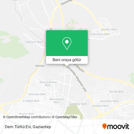 Dem Türkü Evi harita