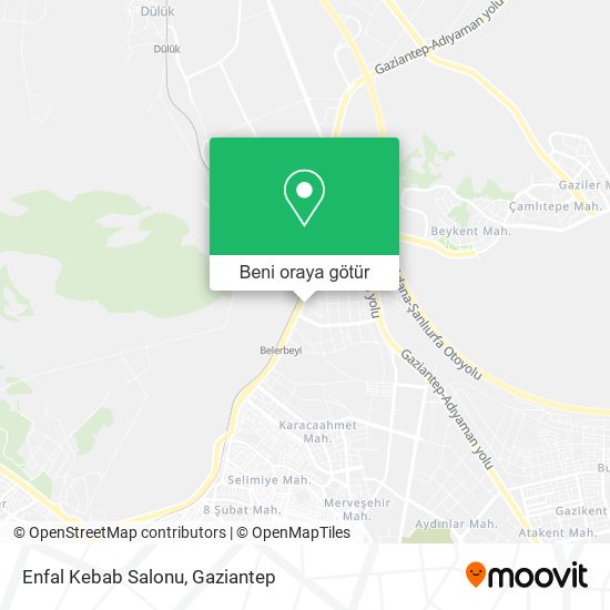 Enfal Kebab Salonu harita