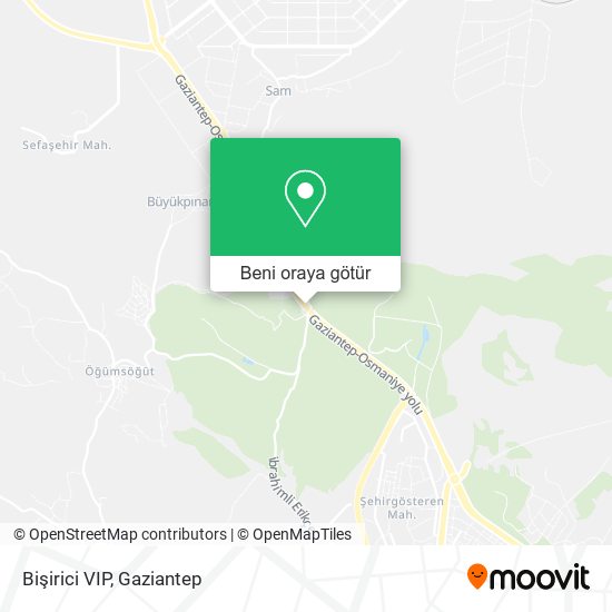 Bişirici VIP harita