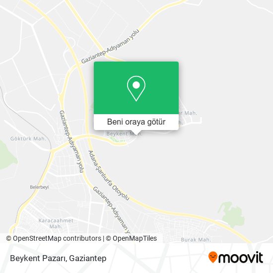 Beykent Pazarı harita