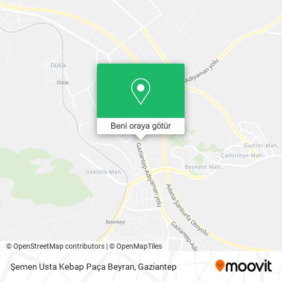Şemen Usta Kebap Paça Beyran harita