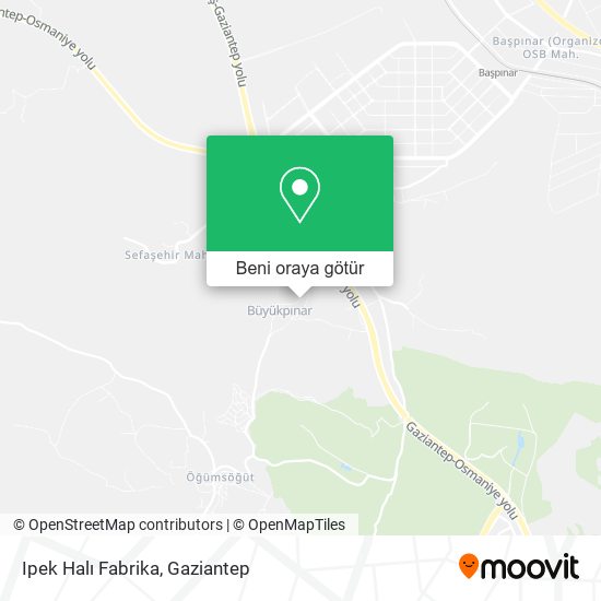 Ipek Halı Fabrika harita