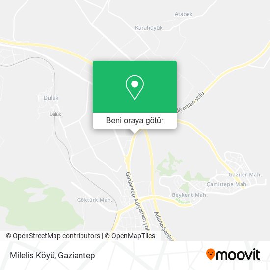 Milelis Köyü harita