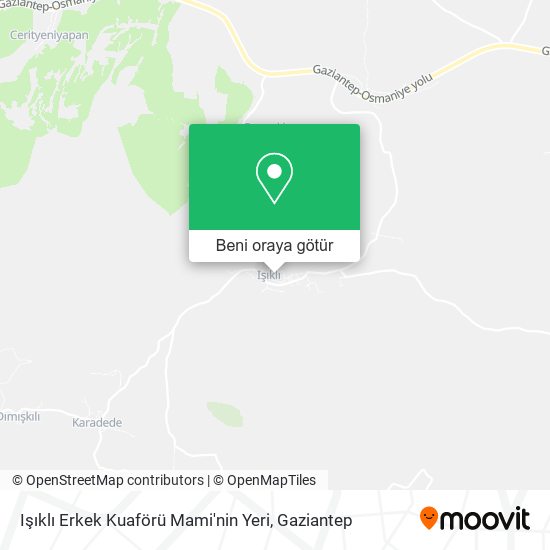 Işıklı Erkek Kuaförü Mami'nin Yeri harita