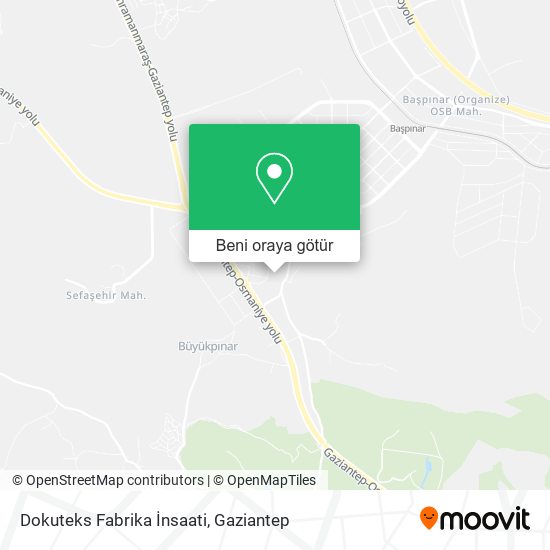 Dokuteks Fabrika İnsaati harita