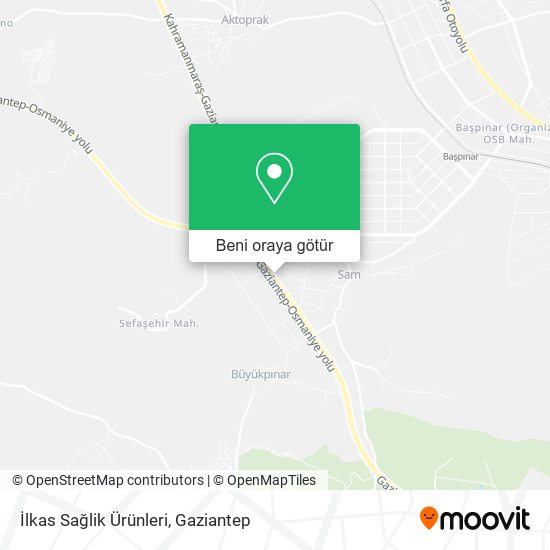 İlkas Sağlik Ürünleri harita