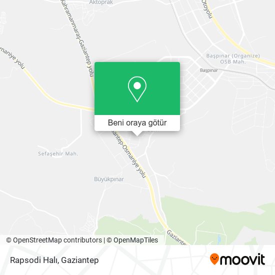 Rapsodi Halı harita
