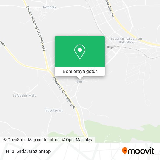 Hilal Gıda harita
