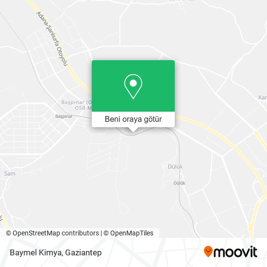 Baymel Kimya harita