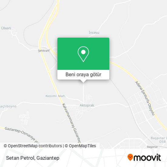 Setan Petrol harita