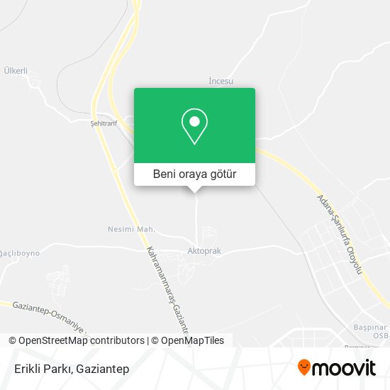 Erikli Parkı harita