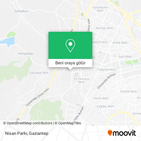 Nisan Parkı harita