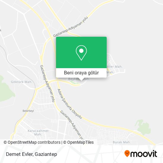 Demet Evler harita
