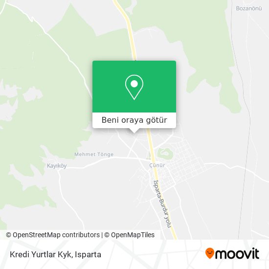 Kredi Yurtlar Kyk harita