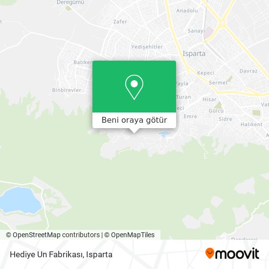 Hediye Un Fabrikası harita
