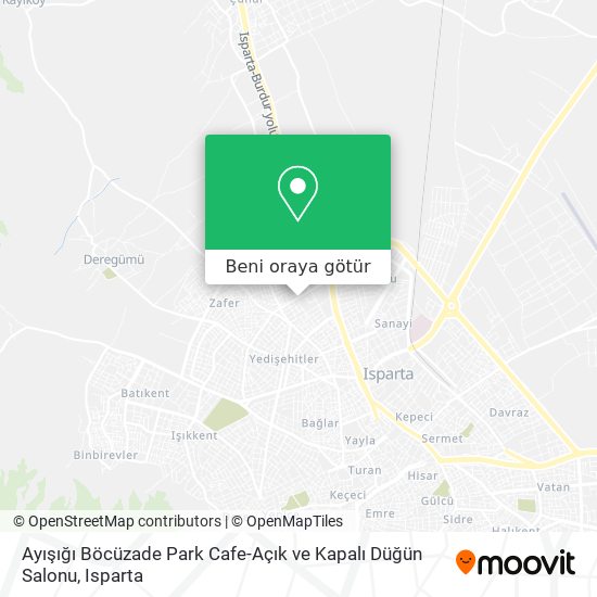 Ayışığı Böcüzade Park Cafe-Açık ve Kapalı Düğün Salonu harita
