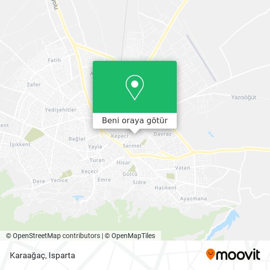 Karaağaç harita