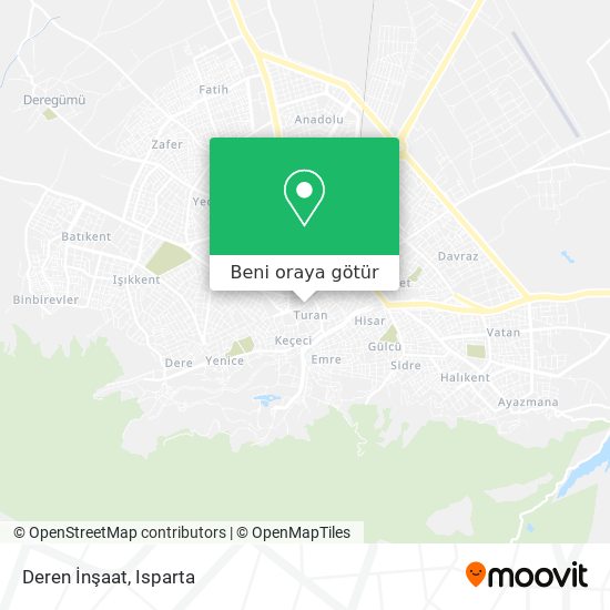 Deren İnşaat harita