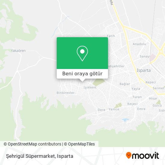 Şehrigül Süpermarket harita