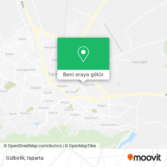 Gülbirlik harita