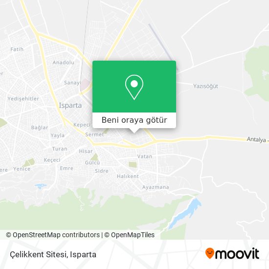 Çelikkent Sitesi harita