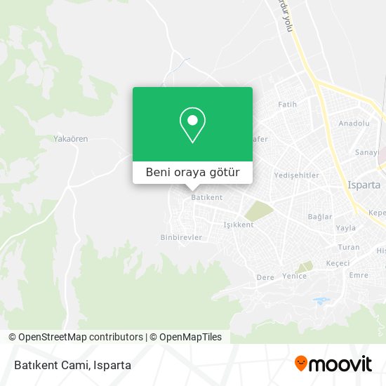 Batıkent Cami harita