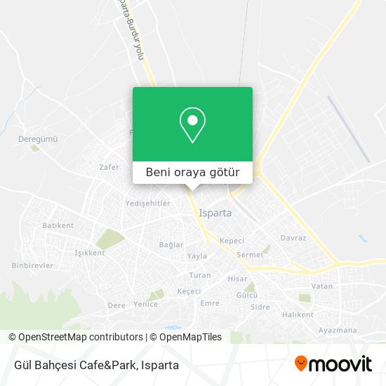Gül Bahçesi Cafe&Park harita