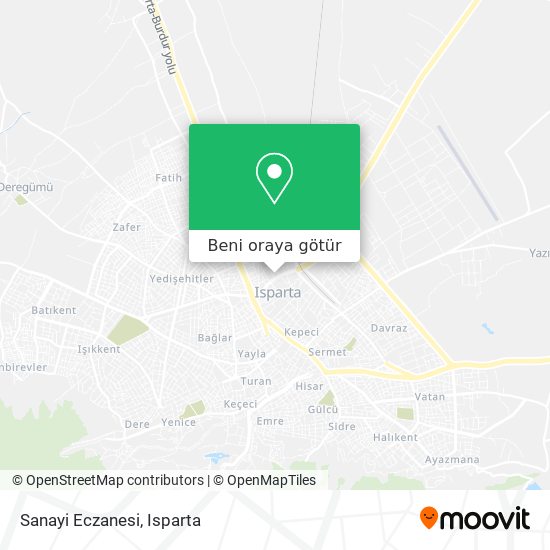 Sanayi Eczanesi harita