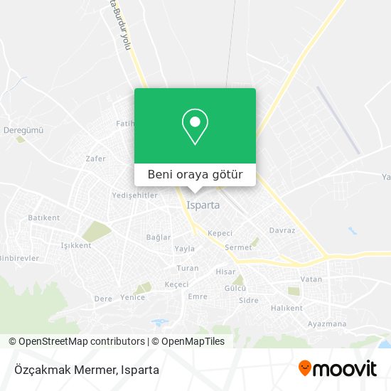 Özçakmak Mermer harita
