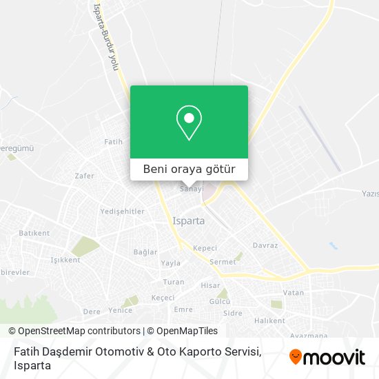 Fatih Daşdemir Otomotiv & Oto Kaporto Servisi harita
