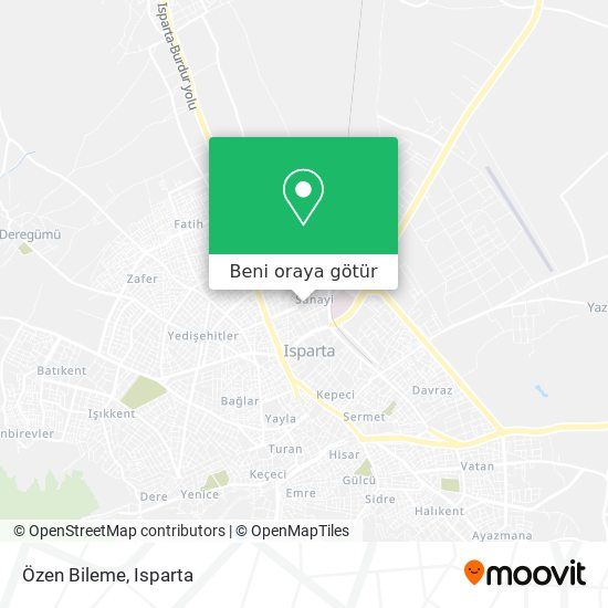 Özen Bileme harita