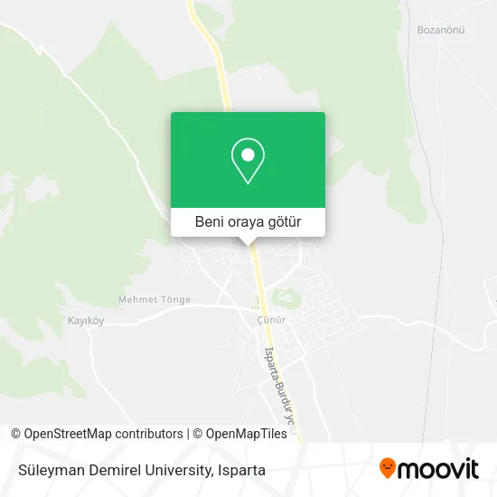 Süleyman Demirel University harita