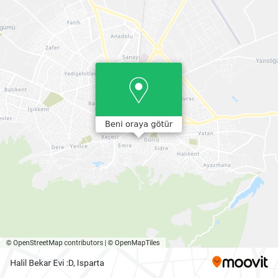 Halil Bekar Evi :D harita