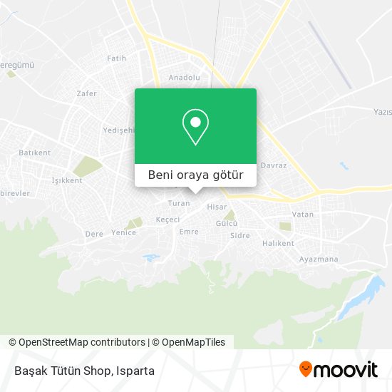 Başak Tütün Shop harita