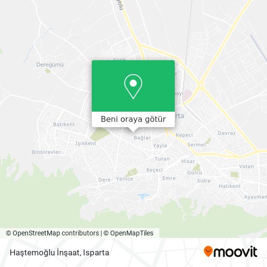 Haştemoğlu İnşaat harita