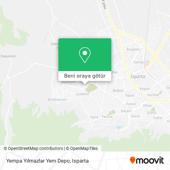 Yempa Yılmazlar Yem Depo harita