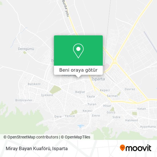Miray Bayan Kuaförü harita
