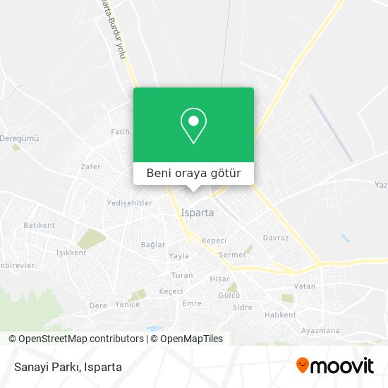 Sanayi Parkı harita